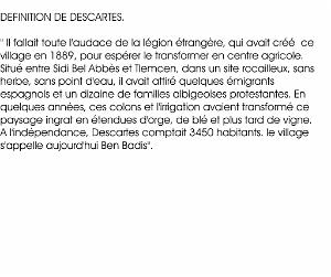 DESCARTES DEFINITION